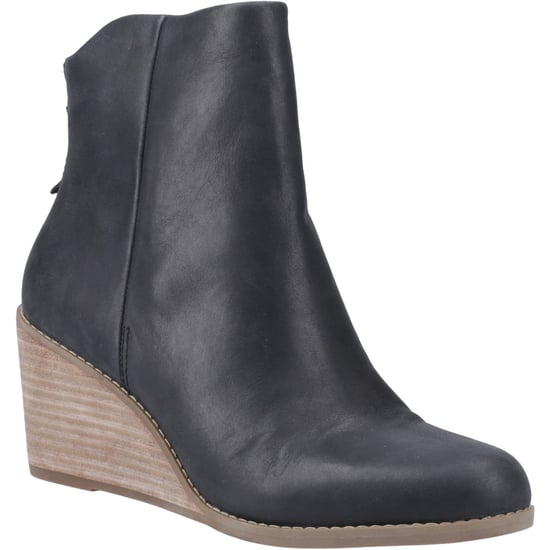 TOMS Casey Leer Vrouwen Zwart Laarzen - Image 1