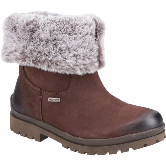Hush Puppies Alice Leer Vrouwen Bruin Laarzen - Image 1