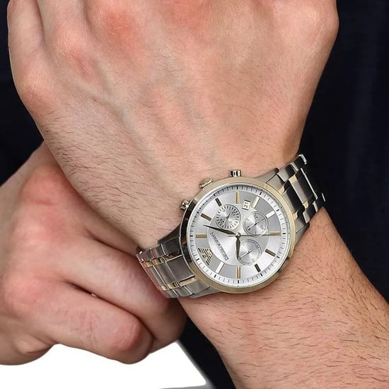 Emporio Armani AR11076 Men's Watch Renato Gold