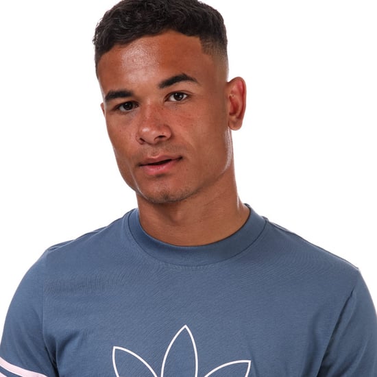 Men's adidas Originals Outline T-Shirt in Blue