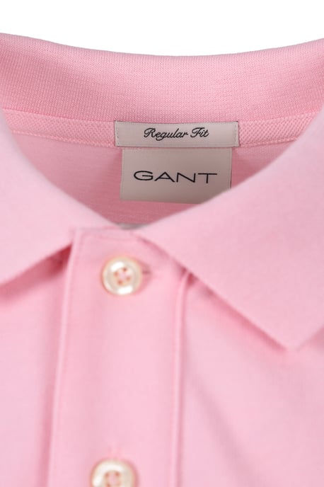 Gant Reg Shield Ss Pique Polo Shirt California Pink