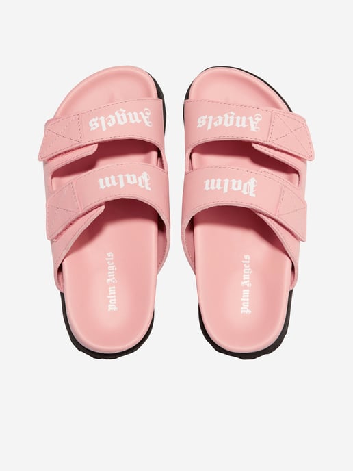 Palm Angels Girls Logo Sandals in Pink