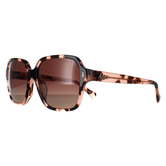Ralph by Ralph Lauren Square Womens Shiny Pink Havana Brown Gradient Polarized RA5304U
