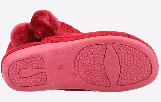 Fleet & Foster Apple Bootie Slippers Womens