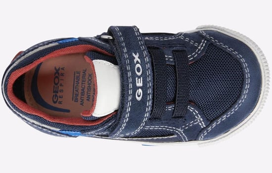 Geox Kilwi Leather Infants Trainers