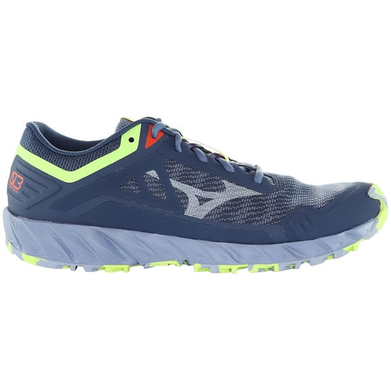 Mizuno Wave Ibuki 3 Trail Womens Blue Running Shoes - Image 2