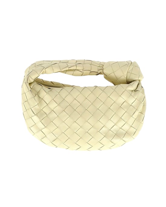 Bottega Veneta Mini Jodie Shoulder Bag in Cream Leather - Image 1
