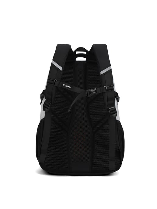 Aoking Backpack Unisex LIGHT GREY - Image 4
