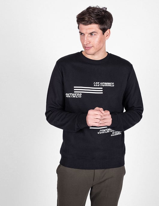 Les Hommes Sweatshirt Men's Black - Image 3