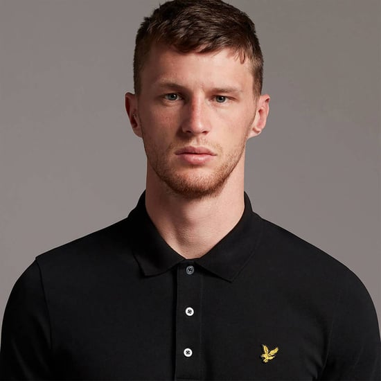 Lyle & Scott Plain Polo Shirt in Black - Image 4