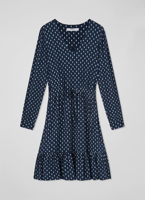 LK Bennett Everly Dresses, Navy Multi