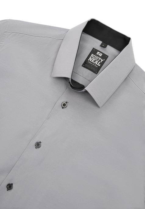 Rusty Neal Overhemden Overhemd Slim Fit Grijs - Image 3