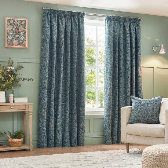 Wylder Grantley Jacquard Pencil Pleat Curtains
