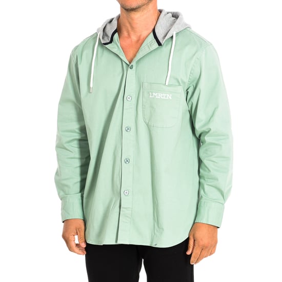 Regular fit jacket with high collar and hood TMC009-TW361 man