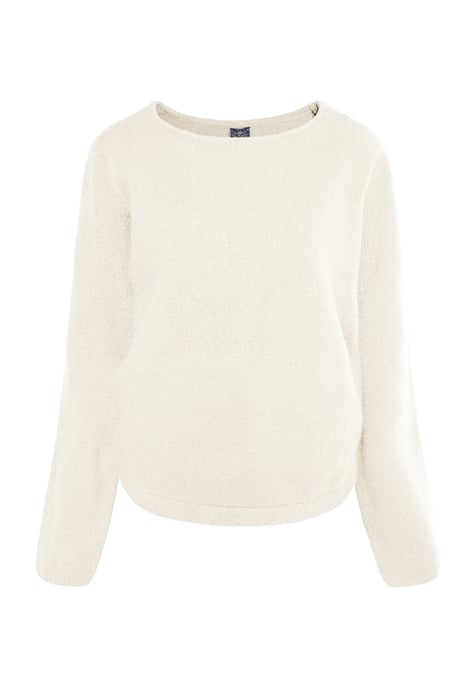 Dreimaster Knitted pullover women off-white - Image 1
