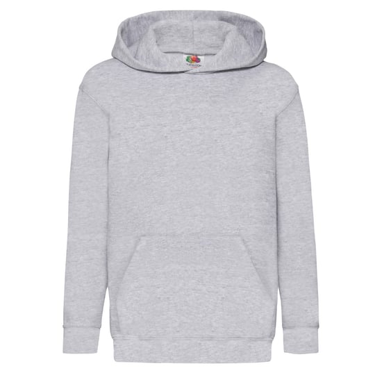 Fruit Of The Loom Childrens Unisex Hooded Sweatshirt / Hoodie (Heather Grey) - Image 1