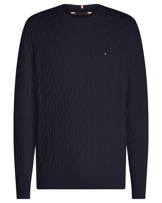 Tommy Hilfiger Classic Cable Mens Crew Jumper - Image 6