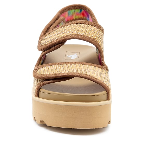 Rocket Dog Balmy Raffia Textile Dam Natural Sandaler - Image 3