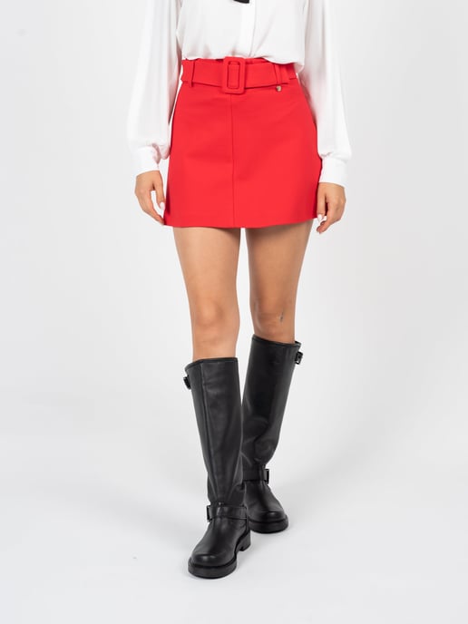 Liu Jo Skirt Woman's Red - Image 3
