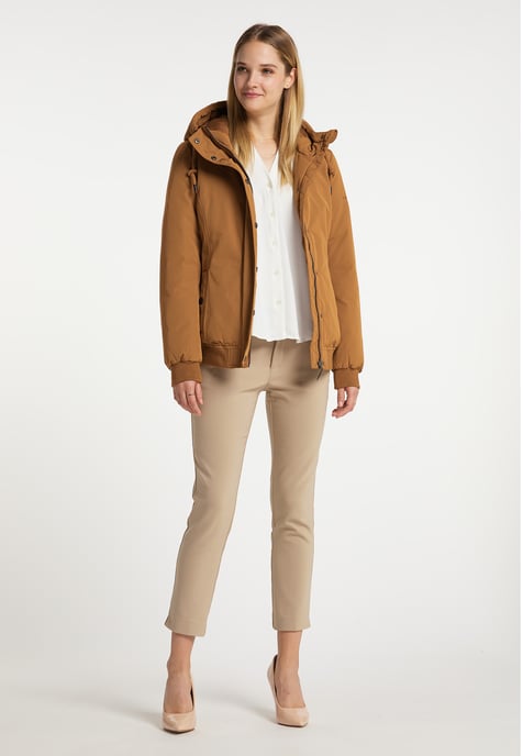 Dreimaster Padded winter blouson women camel - Image 4