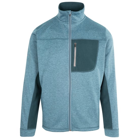 Trespass Heren Radnage Marl AT200 Fleecejack (Blauw/Grijs) - Image 1
