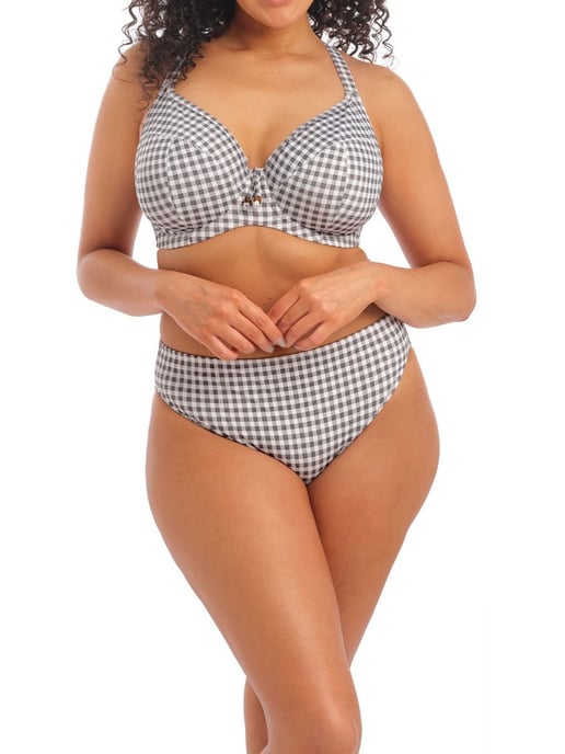 Checkmate Plunge Bikini Top
