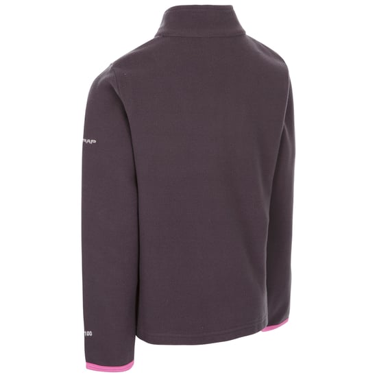 Trespass Childrens/Girls Sybil Micro Fleece (Dark Grey)