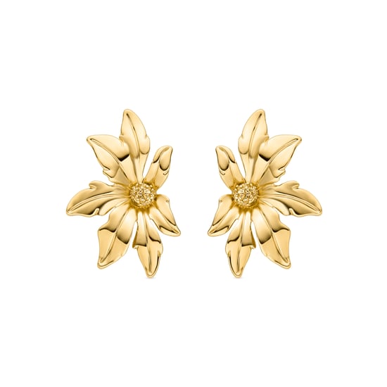 Luxenter earrings finished in 18K yellow gold - Aucell - Image 1