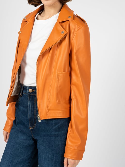 Silvian Heach Jacket Woman's Orange - Image 6