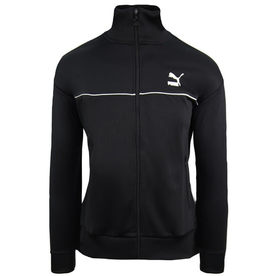 Puma Zip Up Track Jacket Long Sleeve Black Womens Track Top 595943 01