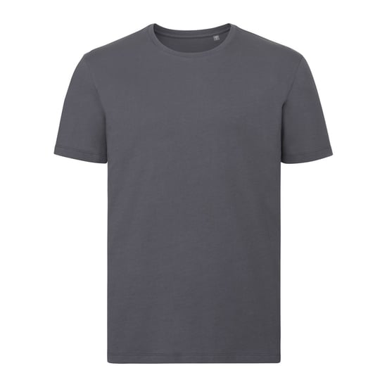 Russell Mens Authentic Pure Organic T-Shirt (Convoy Grey)