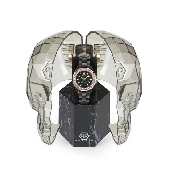 Philipp Plein Plein Heaven Dames Zwarte Horloge PWPPA0324 - Image 4