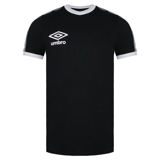 Umbro Ringer Mens Black/White T-Shirt - Image 1