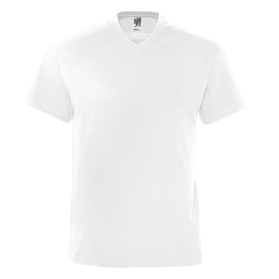 SOLS Herenoverwinning V Hals Korte Mouw T-Shirt (Wit) - Image 1