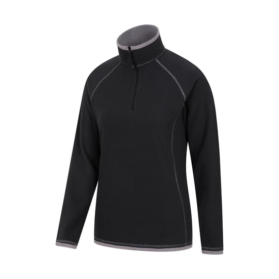 Mountain Warehouse Dames/Dames Montana Half Zip Fleece Top (Zwart) - Image 4