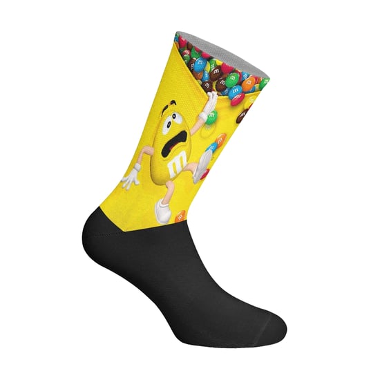 Lange uniseks sokken met elastische print - Image 3