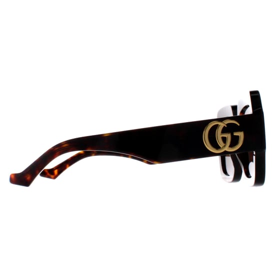Gucci Square Womens Havana Brown GG1547S - Image 4