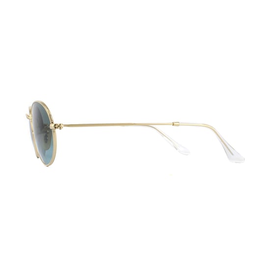 Ray-Ban Sunglasses Oval RB3547 001/3M Gold Blue Grey Gradient