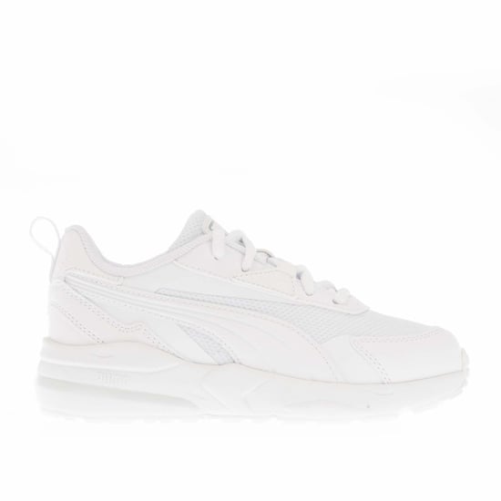 Boy's Puma Juniors Vis2k Trainers in White - Image 1