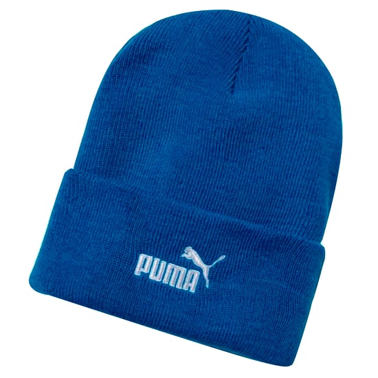 Puma Style Classic Beanie Adults Graphic Logo Hat Blue 021274 03