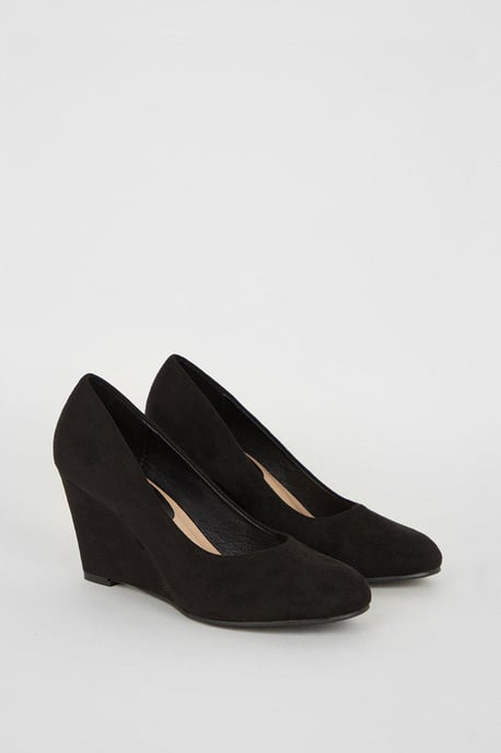 Duke Wedge Court Shoes - Image 3