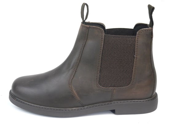 Frank James Chester Leather Brown Junior Chelsea Boots