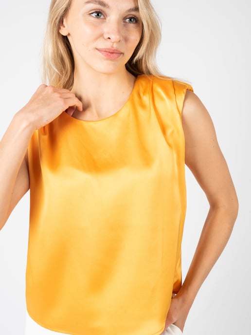 Pinko Blus Barry Dam Orange - Image 5