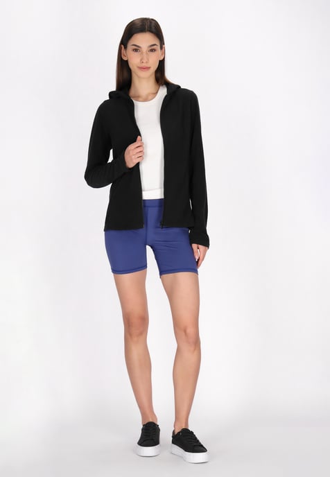 Mymo fleece jacket women black - Image 2