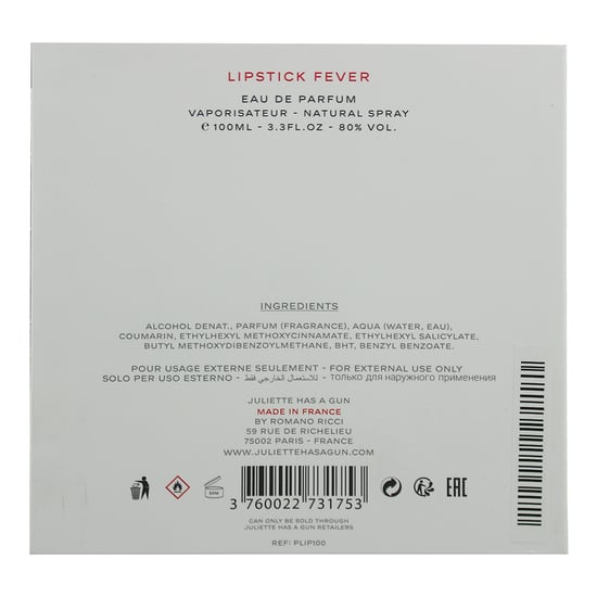 Juliette Has A Gun Lipstick Fever Edp Spray 100ml. - Image 4