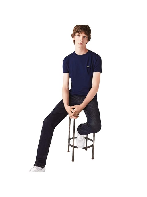 Lacoste Basic Crew T-shirt Navy - Image 1