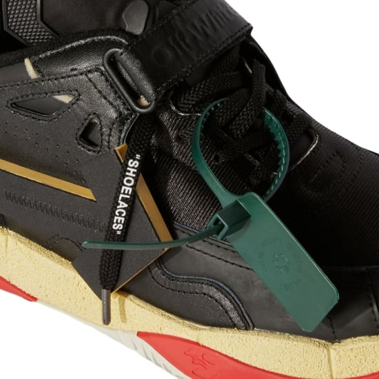 Off-White Low Top Puzzle Couture Black Sneakers - Image 2
