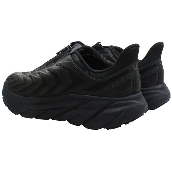 Hoka One Project Clifton Unisex Black Running Shoes - Image 2
