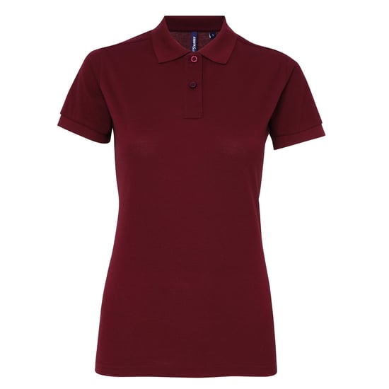 Asquith & Fox Dames/dames Performance Blend Poloshirt met korte mouwen (Bourgondië) - Image 1