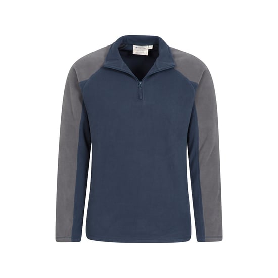 Mountain Warehouse Heren Ashbourne II Half Zip Fleece Top (Donkerblauw) - Image 3